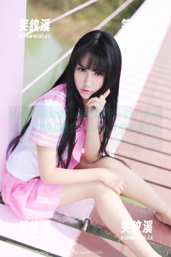 MyGirl美媛馆-Carina绮里嘉 MyGirl美媛馆 - 水手服美图,Carina绮里嘉让这身打扮好像就是我梦中的航海之旅!