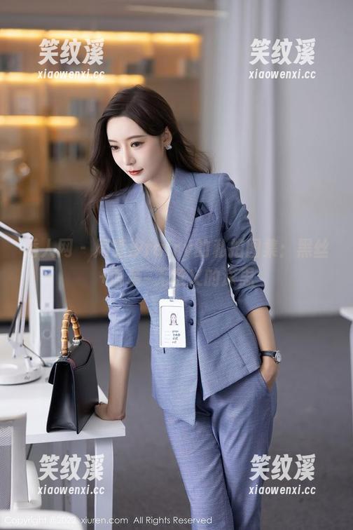 秀人网-周慕汐fairy 秀人网 - 周慕汐fairy的私拍图集:黑丝+西装=无意义的深思